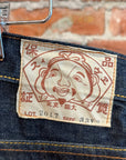 EVISU LOT 2017 FLARED DENIM 'INDIGO/IVORY'