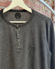 CHROME HEARTS CROSSBALL HENLEY LONGSLEEVE ‘GREY’