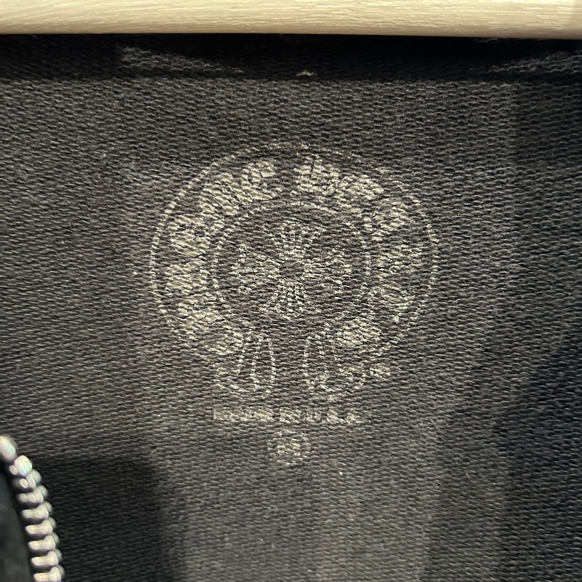 CHROME HEARTS MONOGRAM CEMETERY ZIP HOODIE ‘BLACK’