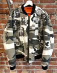RAF SIMONS BOOTLEG PUNK ICON RIOT BOMBER JACKET ‘SNOW CAMO’