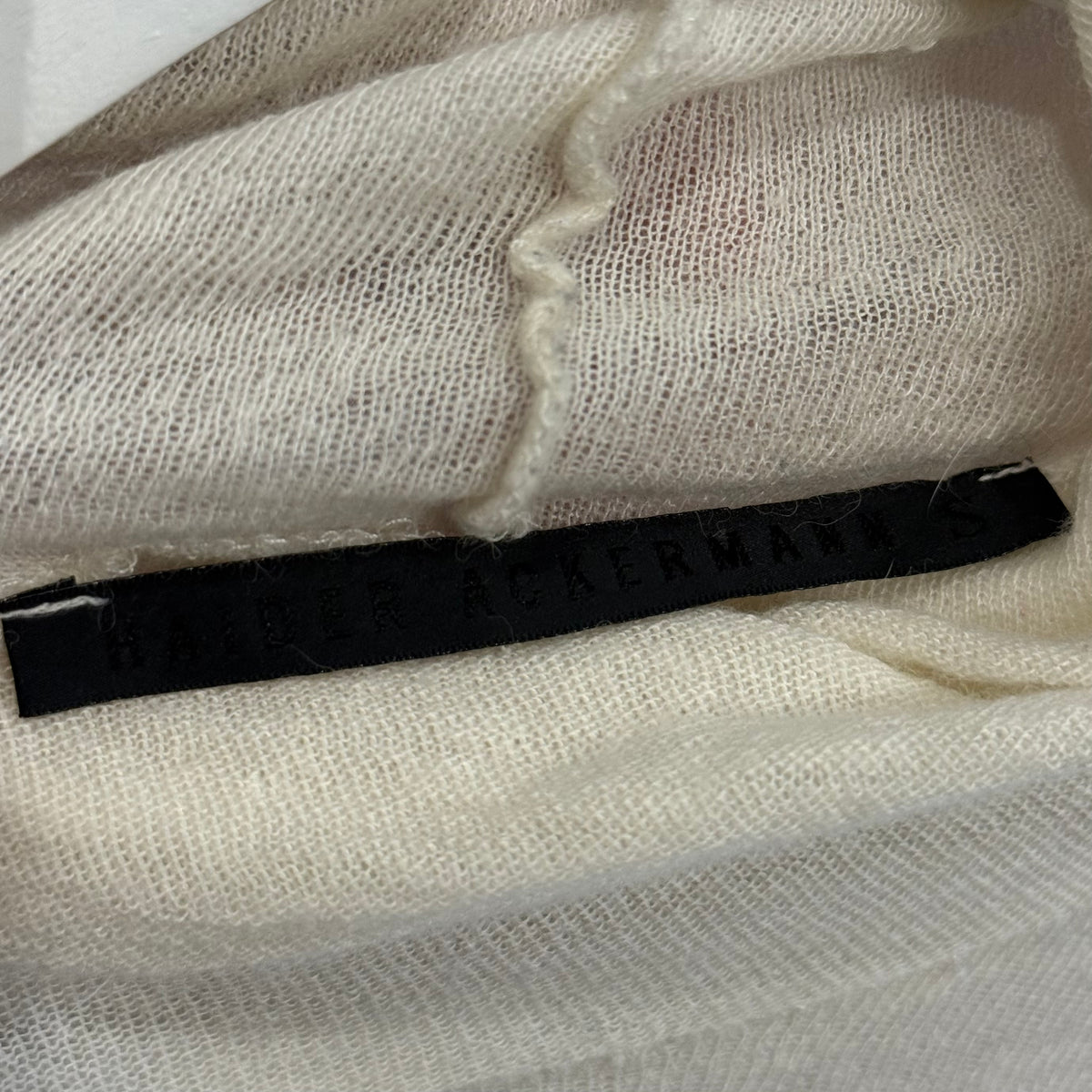HAIDER ACKERMANN TURTLENECK KNIT ‘CREAM’