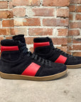 SAINT LAURENT PARIS SL10H HIGHTOP ‘BLACK/RED’