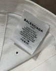 BALENCIAGA LOGO BASEBALL CAP ‘WHITE’