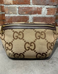 GUCCI JUMBO MONOGRAM BUM BAG ‘BROWN’