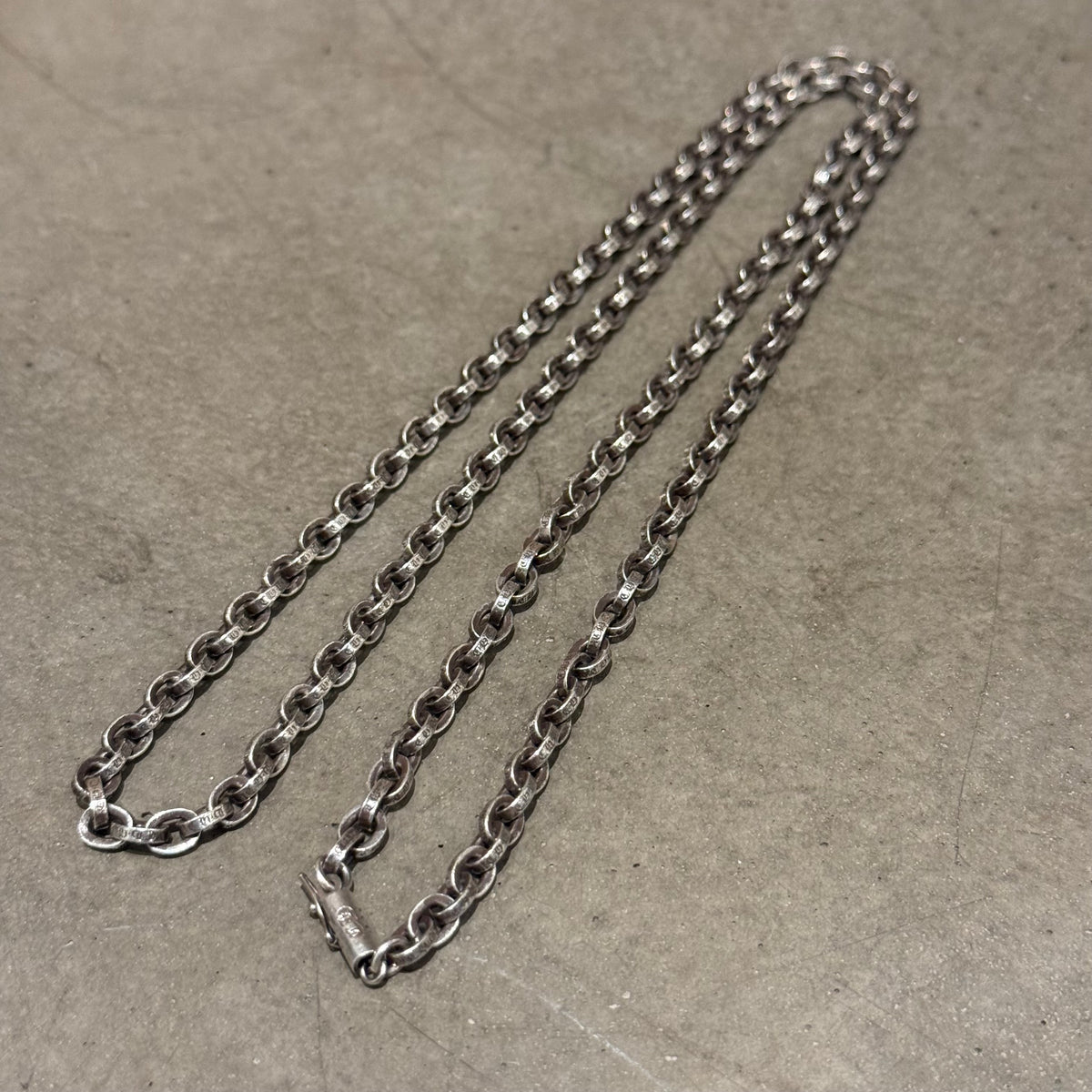 CHROME HEARTS 30” PAPER CHAIN NECKLACE ‘SILVER’