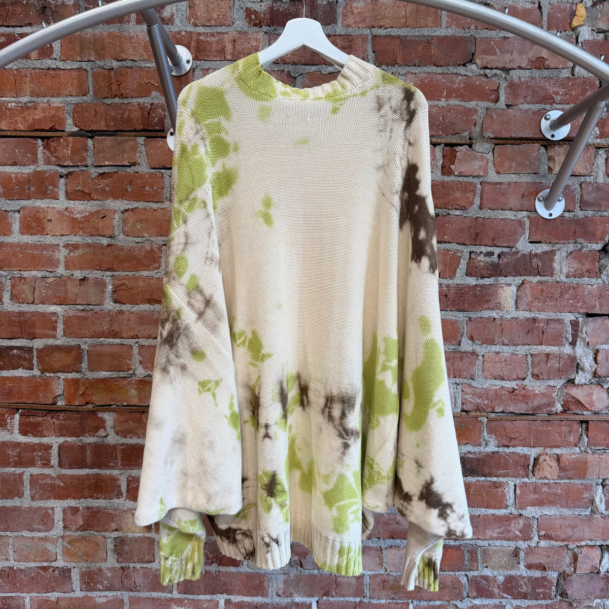 KAPITAL 5G DOLMAN TIE-DYE KNIT SWEATER ‘MULTI’