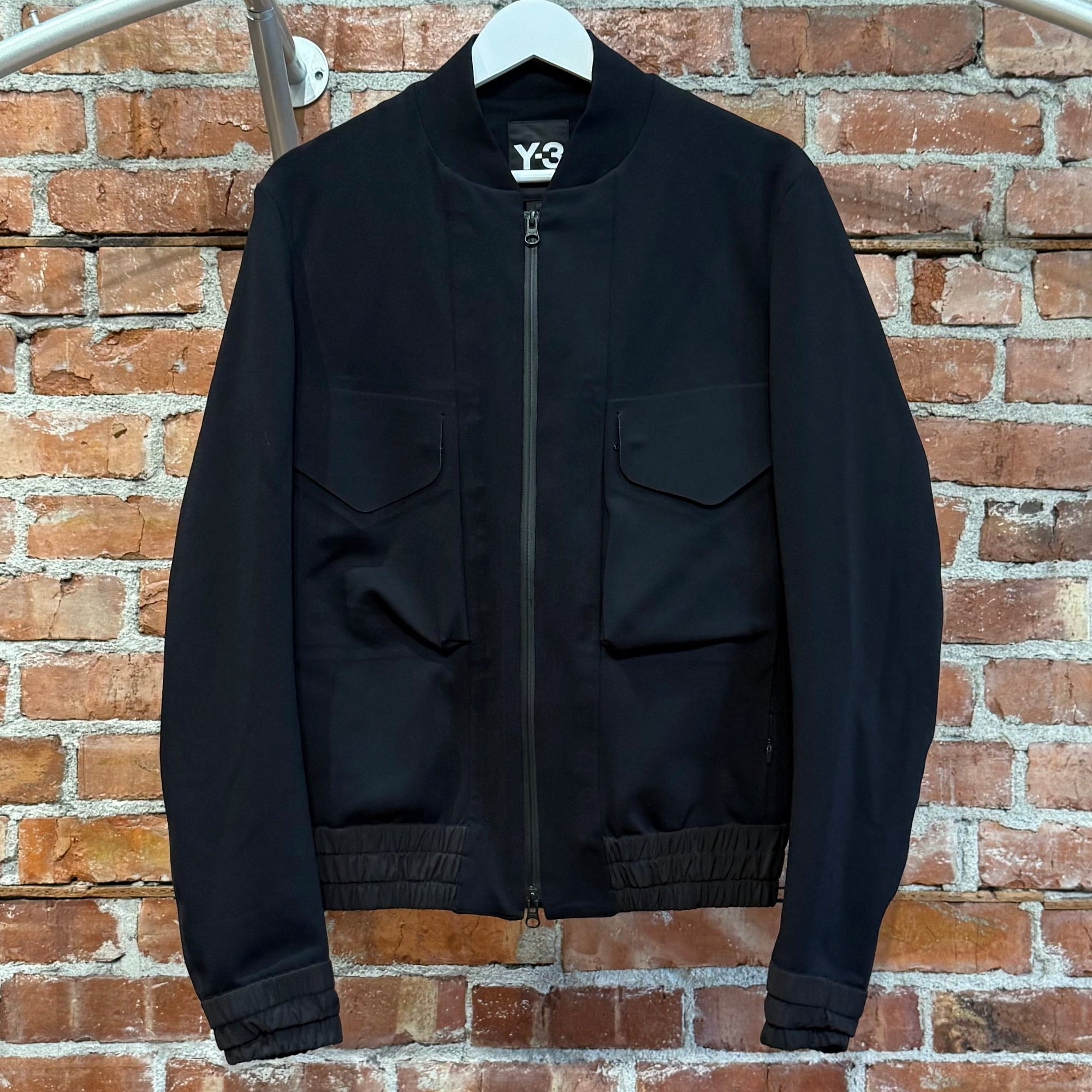 YOHJI YAMAMOTO Y-3 LUX FUTURE SPORT BOMBER JACKET ‘BLACK’