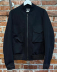 YOHJI YAMAMOTO Y-3 LUX FUTURE SPORT BOMBER JACKET ‘BLACK’