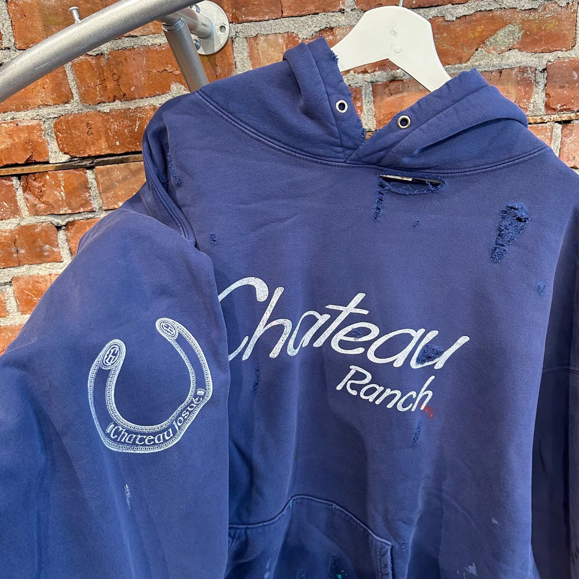 GALLERY DEPT. CHATEAU RANCH PAINTER HOODIE ‘NAVY’
