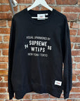SUPREME X WTAPS FW21 CREWNECK ‘BLACK’