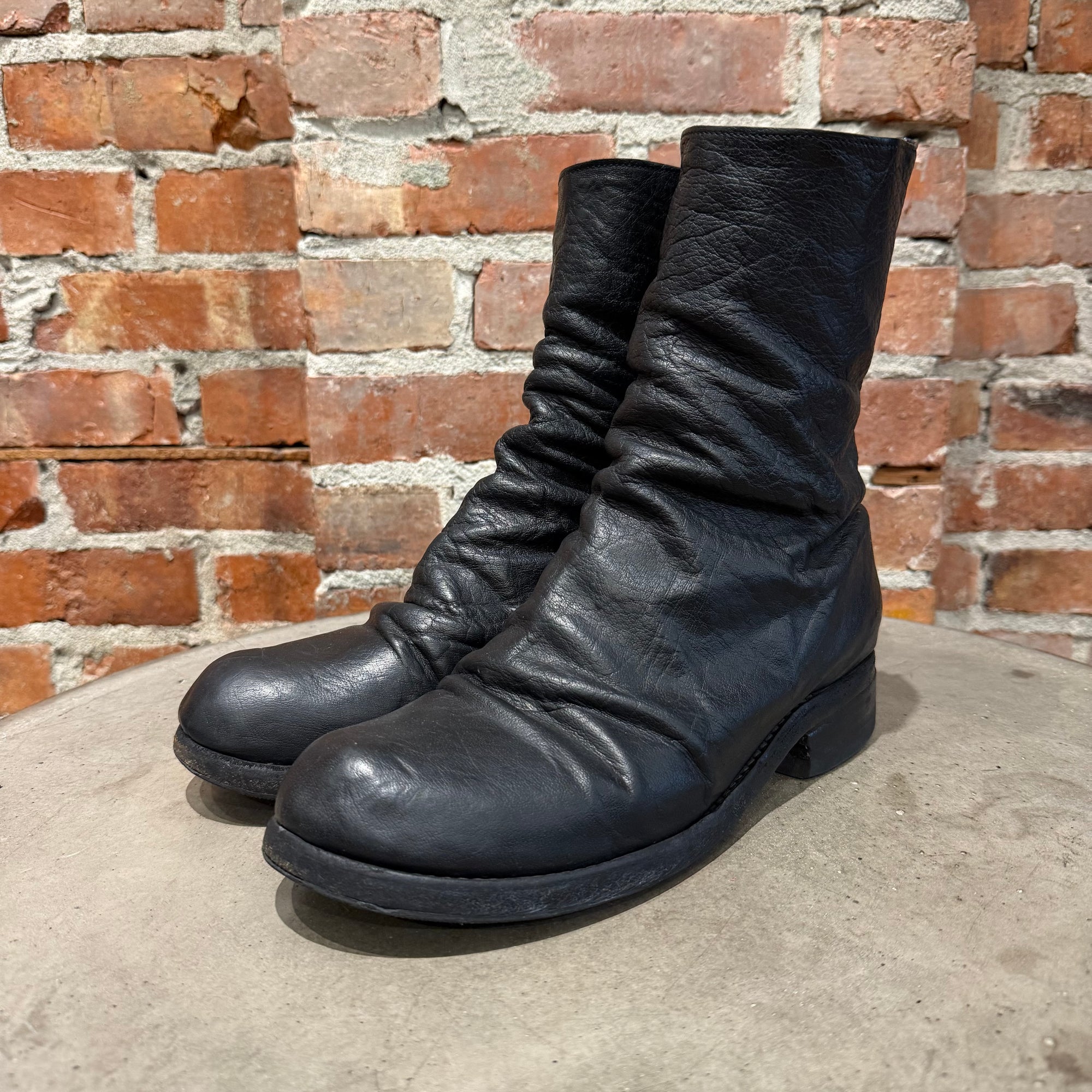 A1923 TORNADO LEATHER BOOTS ‘BLACK’