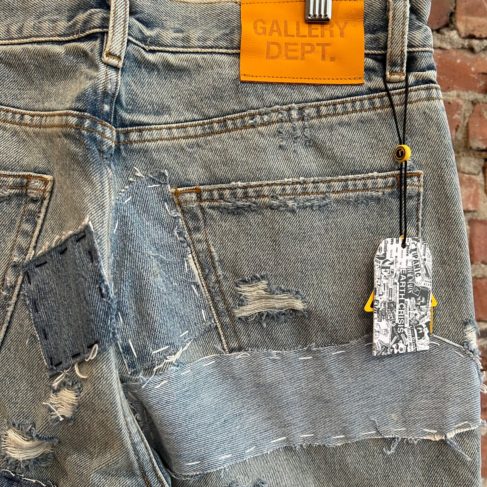 GALLERY DEPT. BOWERY 5001 DISTRESSED DENIM ‘VINTAGE BLUE’