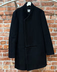 HELMUT LANG WOOL TRANSFORMABLE COAT ‘BLACK’