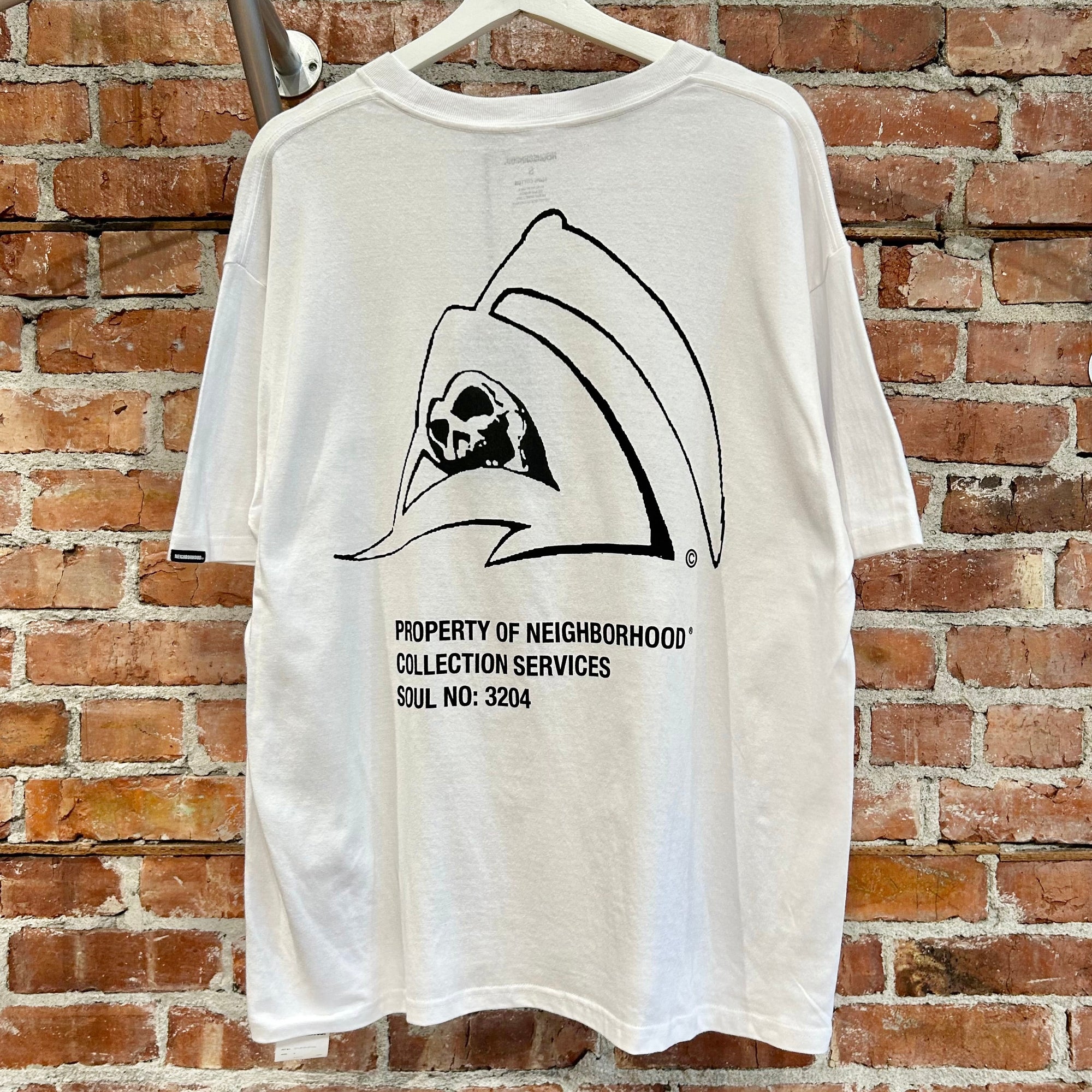 NEIGHBORHOOD NBHD GRIM REAPER TEE ‘WHITE’