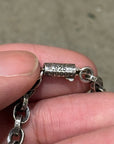 CHROME HEARTS 20” PAPER CHAIN NECKLACE ‘SILVER’