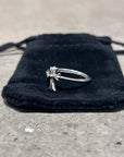 CHROME HEARTS CROSS BUBBLE GUM RING ‘SILVER’