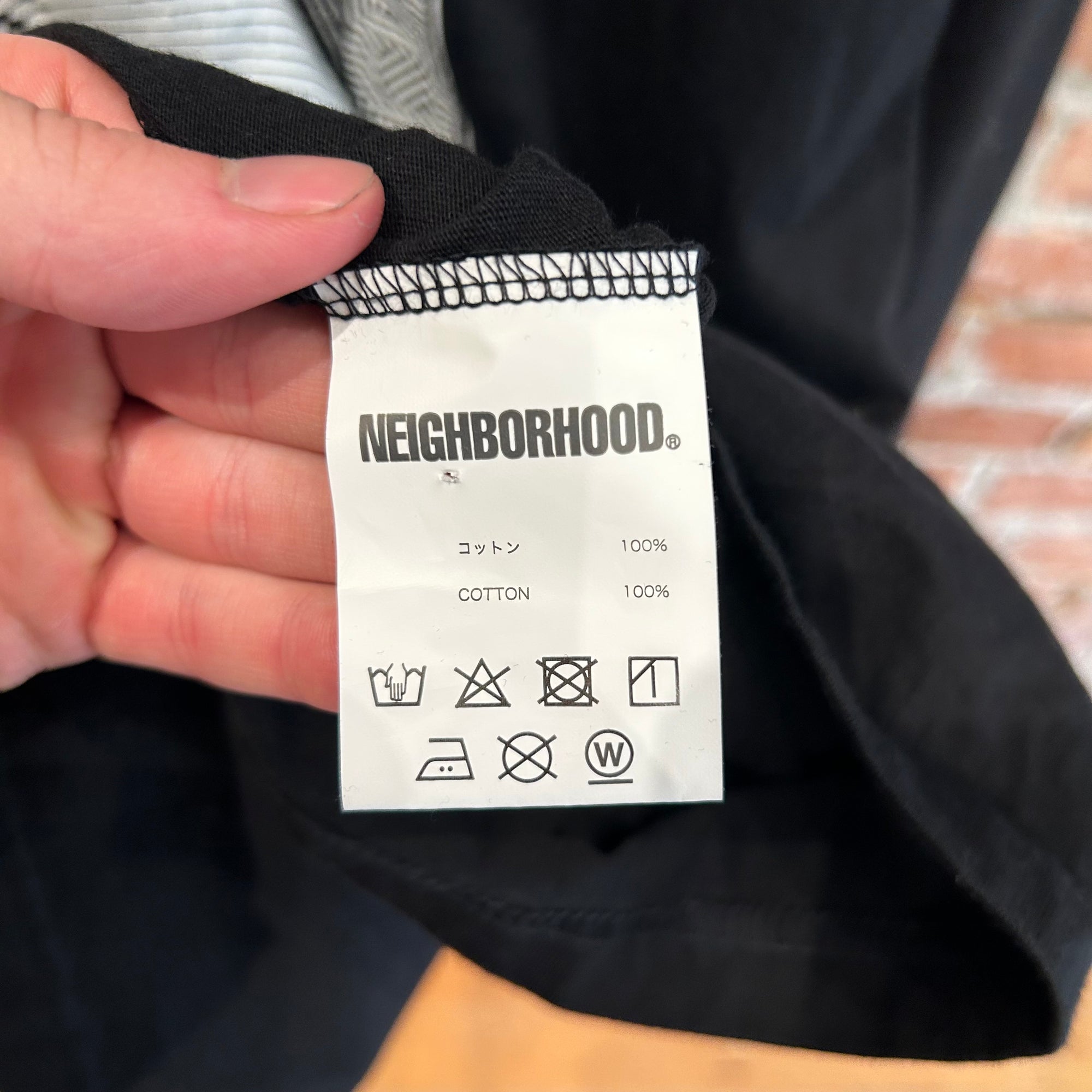 NEIGHBORHOOD STREETCLEANER PHOTO LONG SLEEVE ‘BLACK/WHITE’