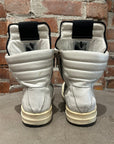 RICK OWENS FW16 GEOBASKET SNEAKERS ‘MILK’