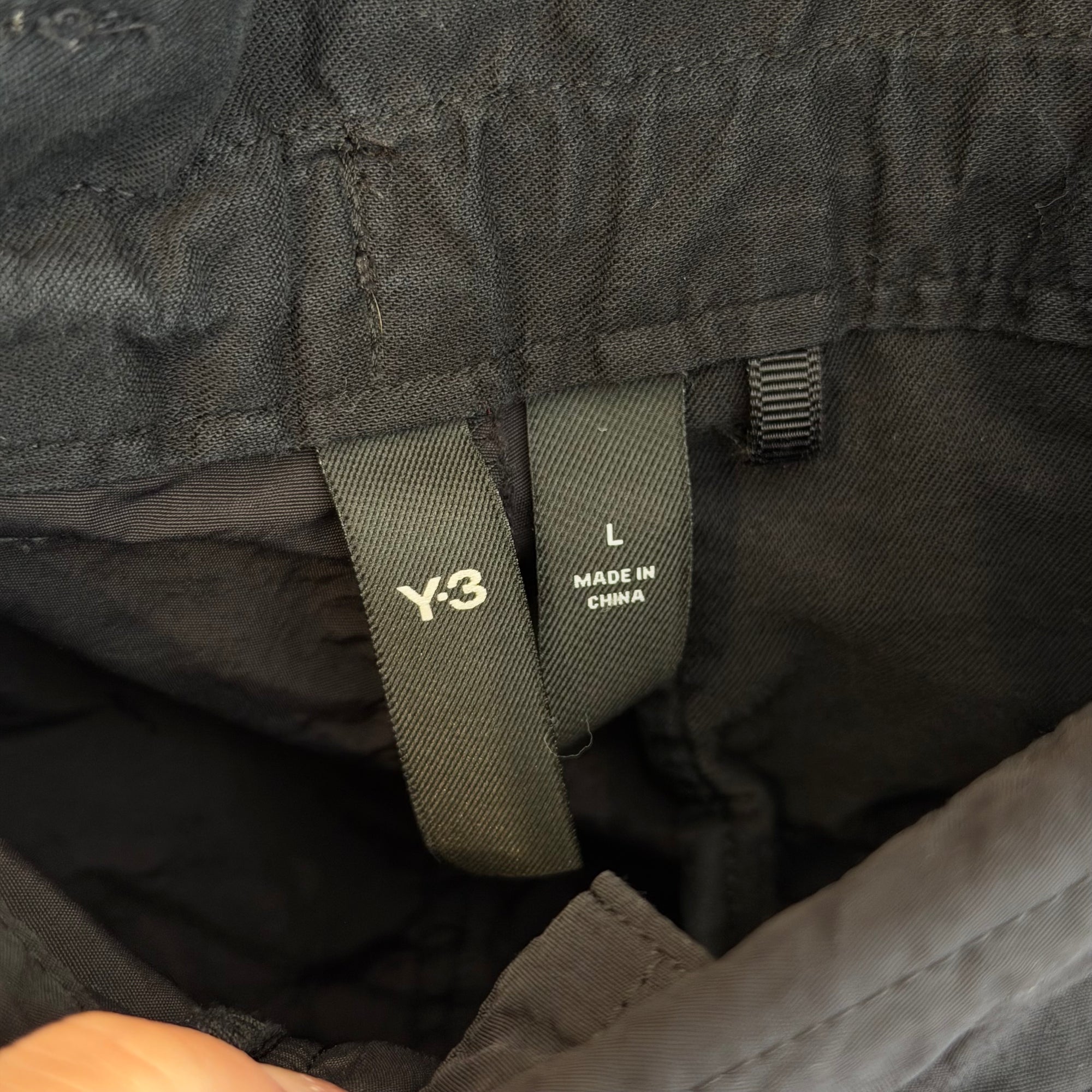 YOHJI YAMAMOTO Y-3 BAGGY CARGO PANTS ‘BLACK’