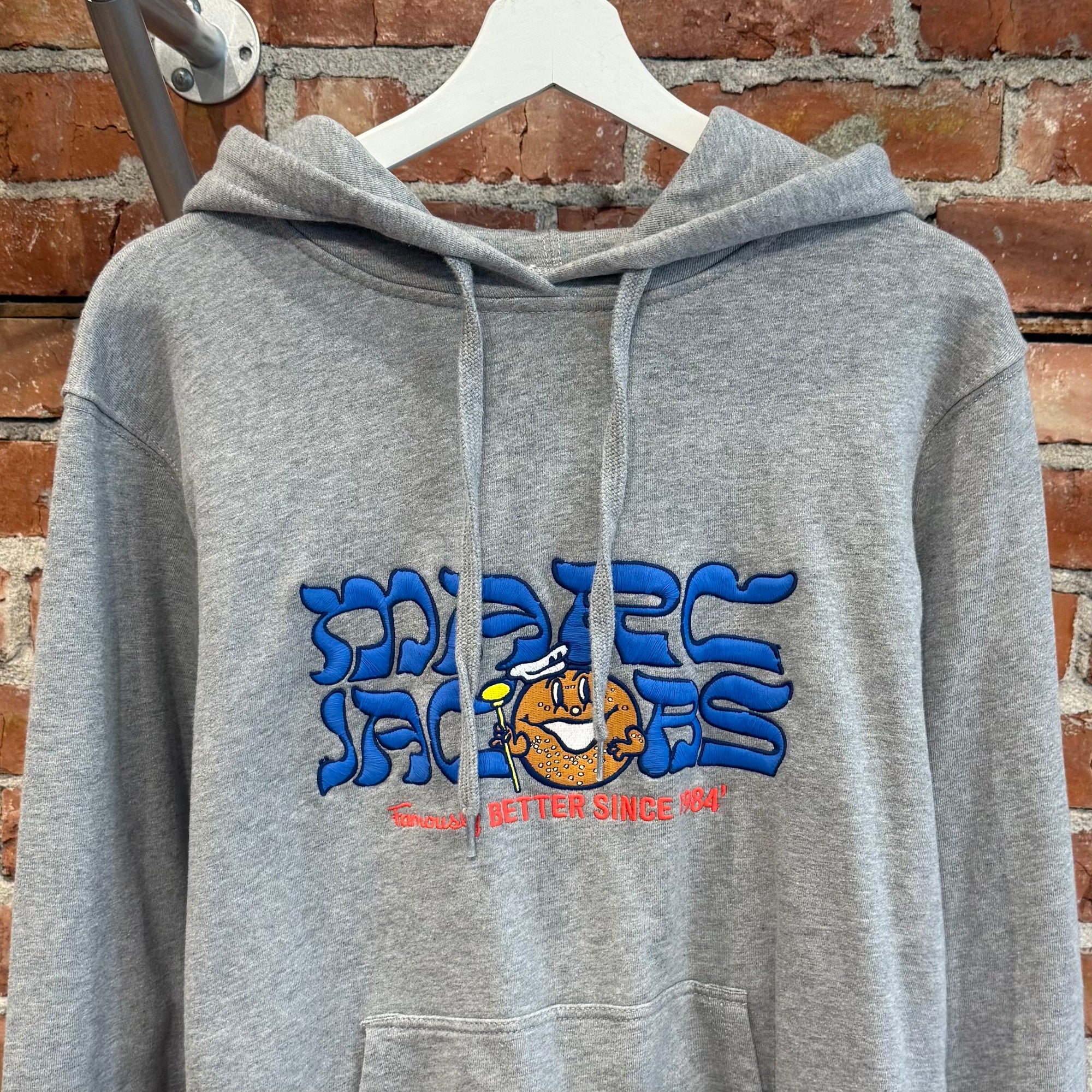 MARC JACOBS X AVI GOLD BAGEL HOODIE ‘GREY’