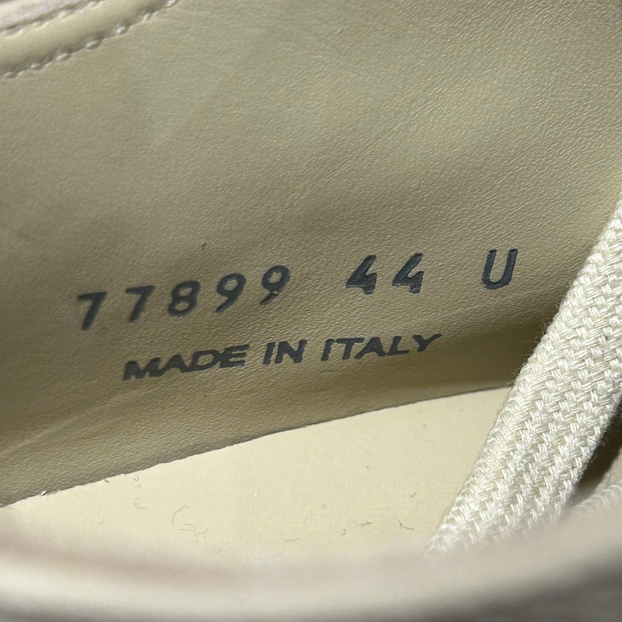 RICK OWENS FW25 LEATHER RAMONE LOW SNEAKERS ‘SAND’