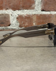 CHROME HEARTS 18K GOLD GIVENHED SUNGLASSES ‘SMOKE GREY’