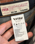 EVISU LOT 2000 SINGLE GULL DENIM 'INDIGO/IVORY'
