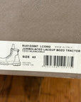 RICK OWENS FW25 JUMBO LACE BOZO TRACTOR BOOTS ‘MILK’