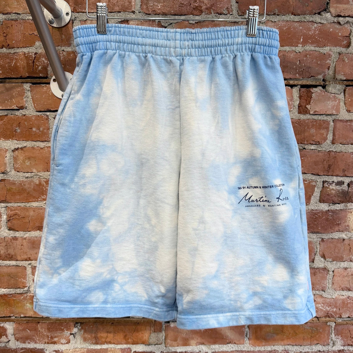 MARTINE ROSE BARAMBO SHORTS ‘BLUE’