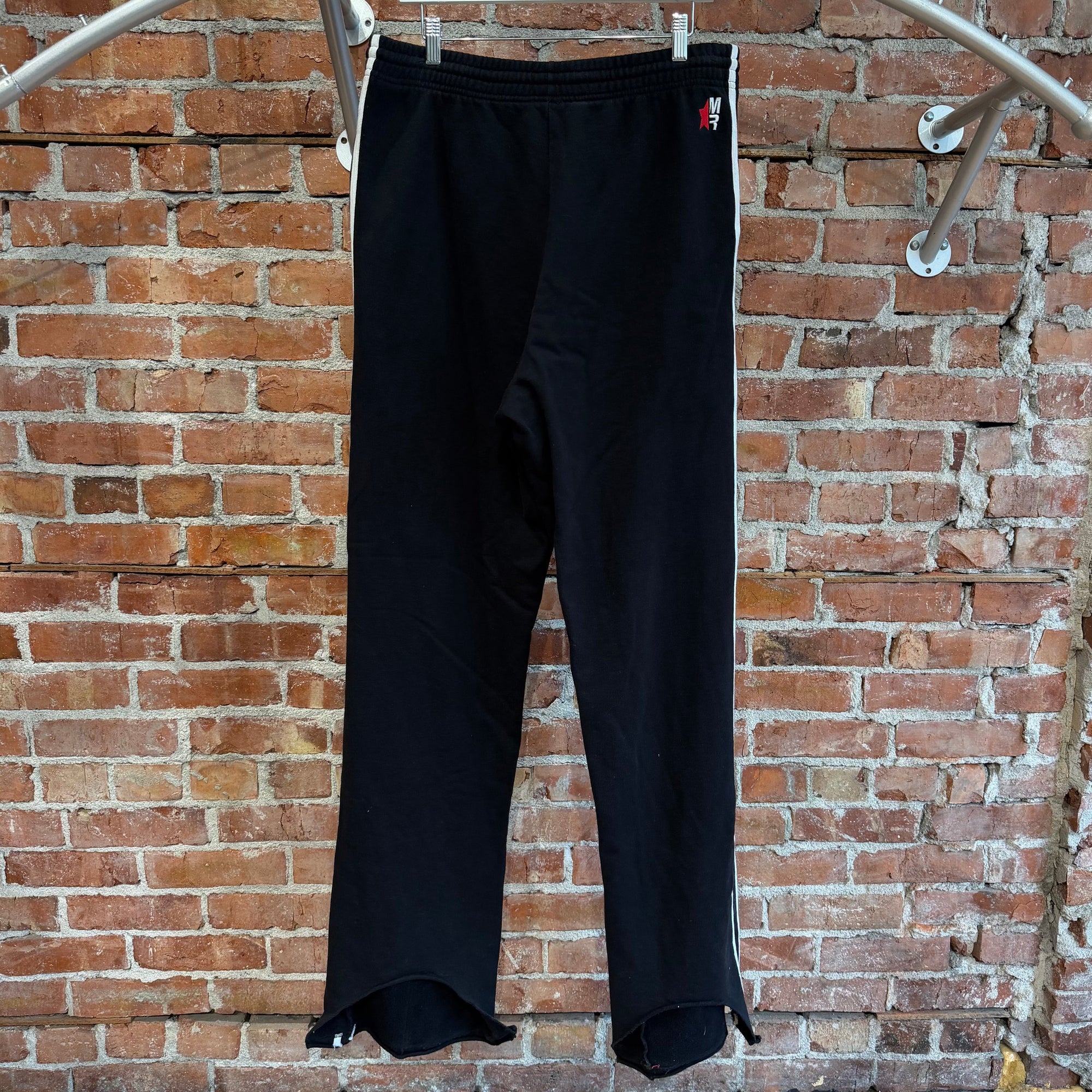 MARTINE ROSE WIDE LEG SWEATPANTS ‘BLACK’