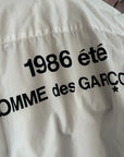 COMME DES GARÇONS 1986 ETE STAFF SHIRT ‘WHITE’