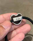 CHROME HEARTS HEART MOTIF HAIR TIE ‘SILVER’