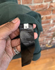BALENCIAGA SS25 BASKETBALL LARGE FIT HOODIE ‘FOREST’