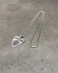 CHROME HEARTS VINE DAGGER GUITAR PICK W/ CH BALLCHAIN ‘SILVER’
