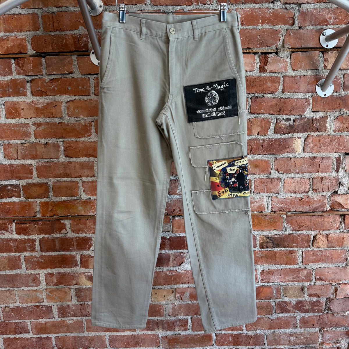 COMME DES GARCONS HOMME PLUS AD2008 PATCHWORK PANTS ‘MULTI’