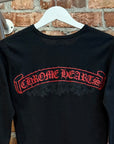 CHROME HEARTS FLORAL LONGSLEEVE THERMAL ‘BLACK’