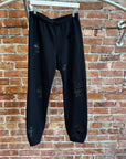 CHROME HEARTS CROSS PATCH SWEATPANTS ‘BLACK’