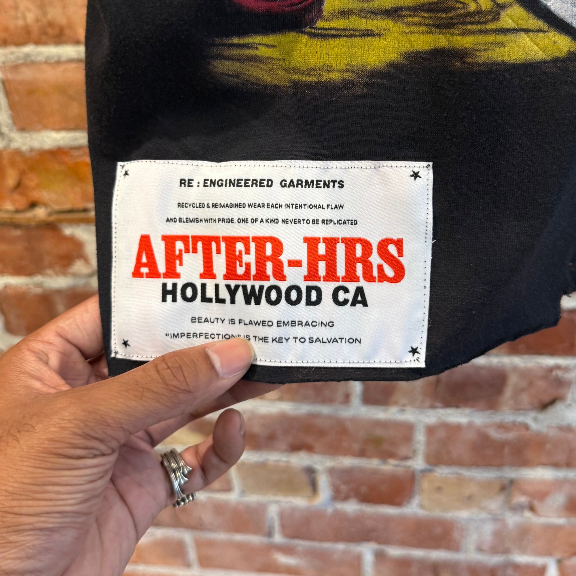 AFTER-HRS POISON WHISKEY TEE ‘BLACK’