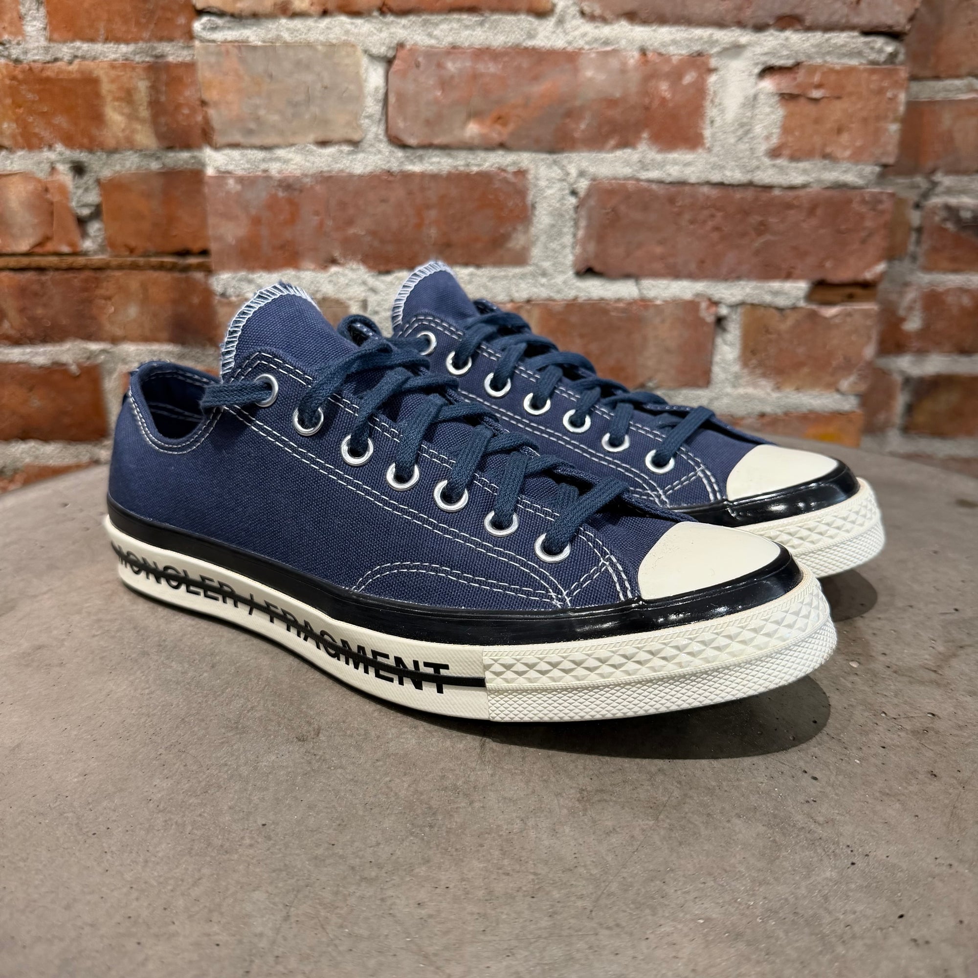 CONVERSE X MONCLER X FRAGMENT CONERSE LOW SNEAKERS ‘NAVY’