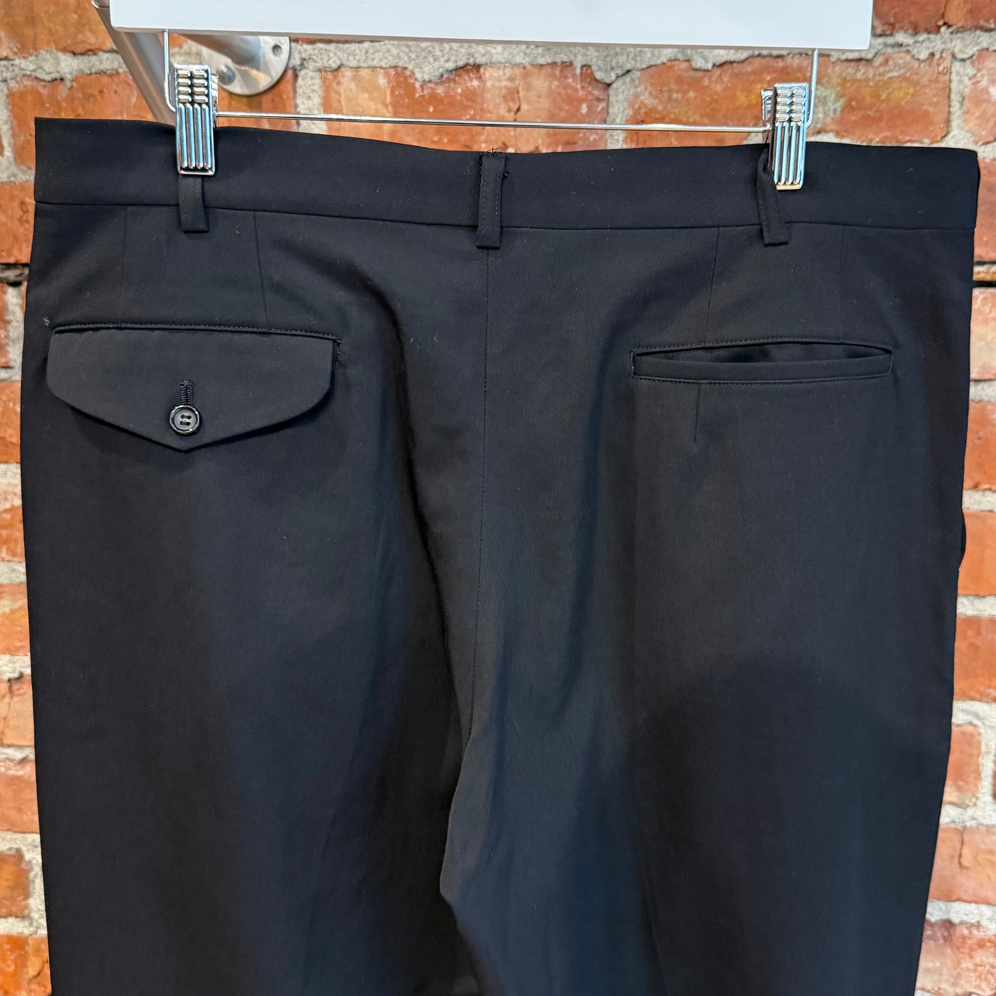 COMME DES GARCONS HOMME PLUS AD2007 WOOL TROUSERS ‘BLACK’