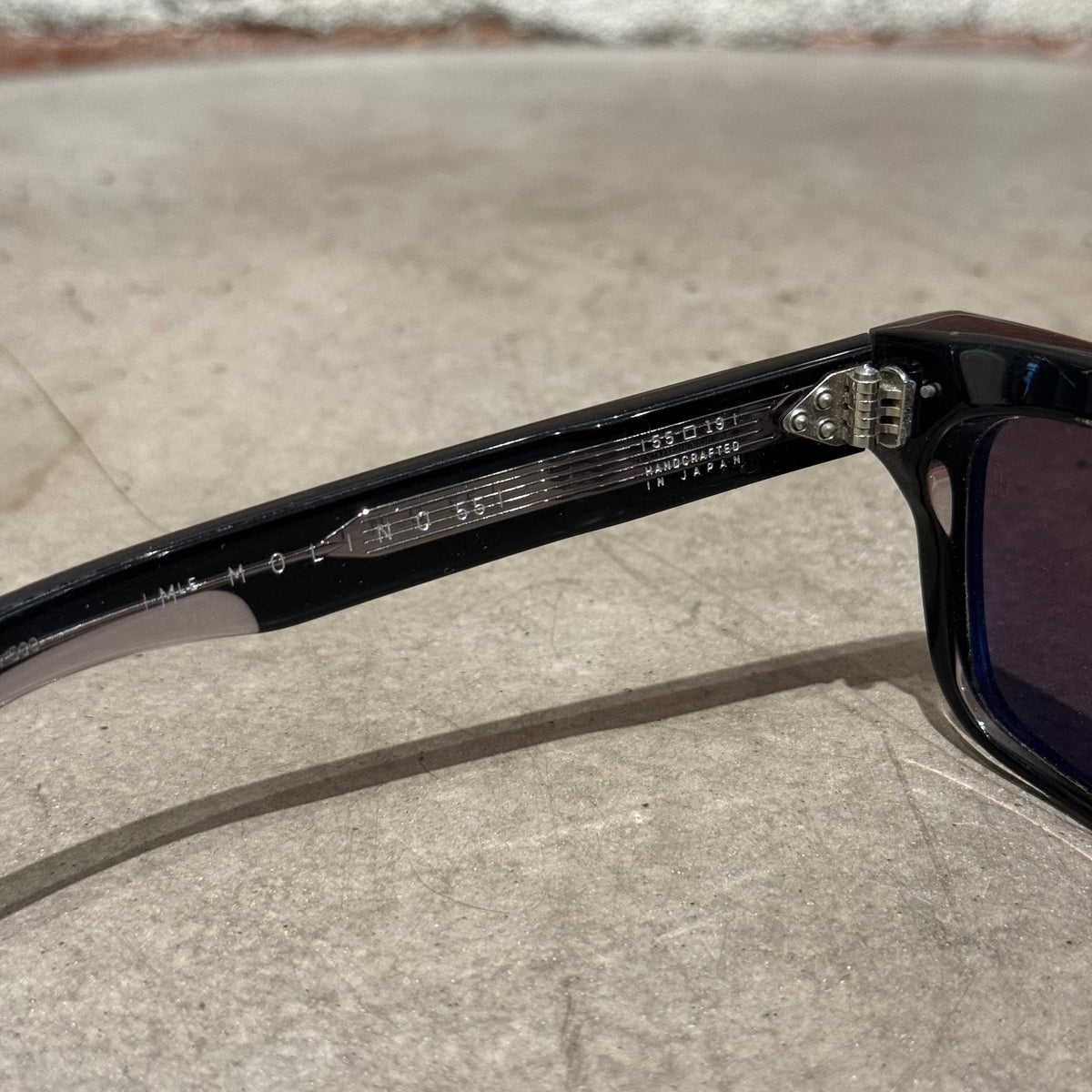 JACQUES MARIE MAGE MOLINO 175/500 SUNGLASSES ‘BLACK/HAZE’