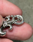 CHROME HEARTS BS FLEUR CHARM NECKLACE ‘SILVER’