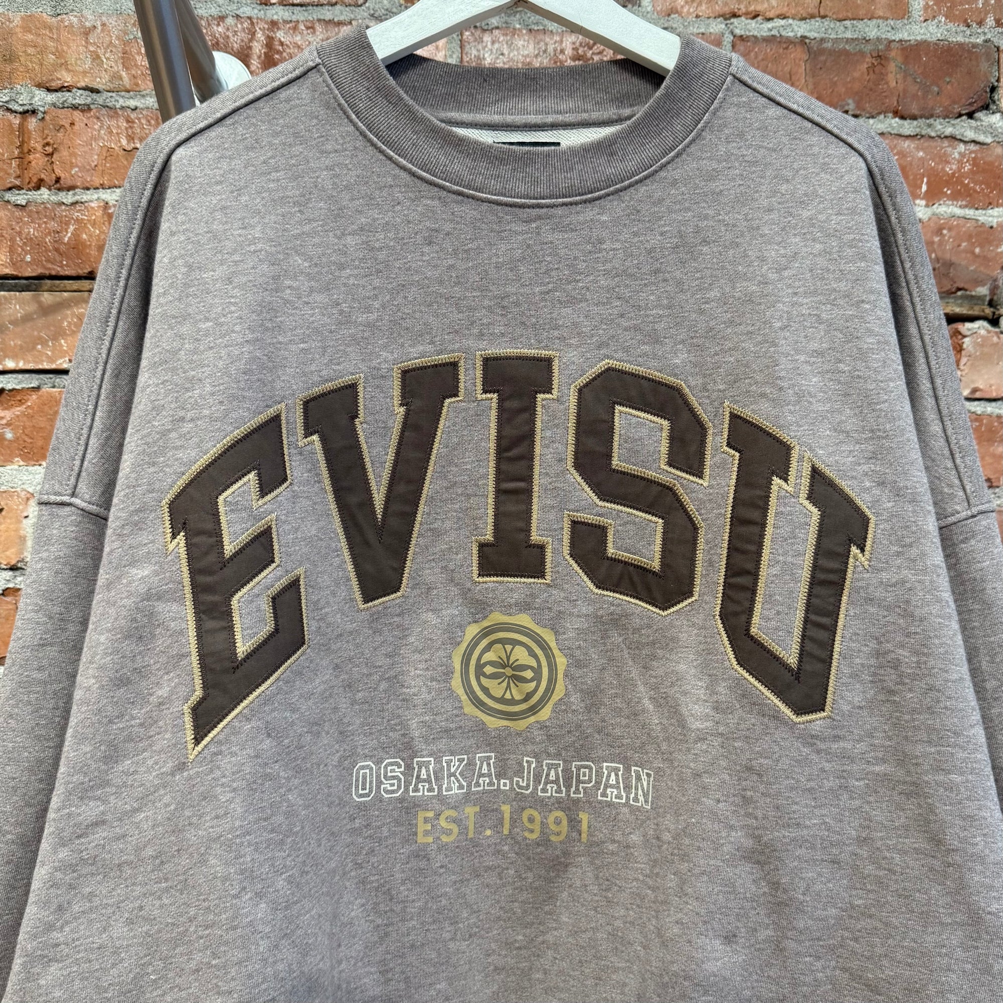 EVISU OSAKA JAPAN CREWNECK 'GREY'