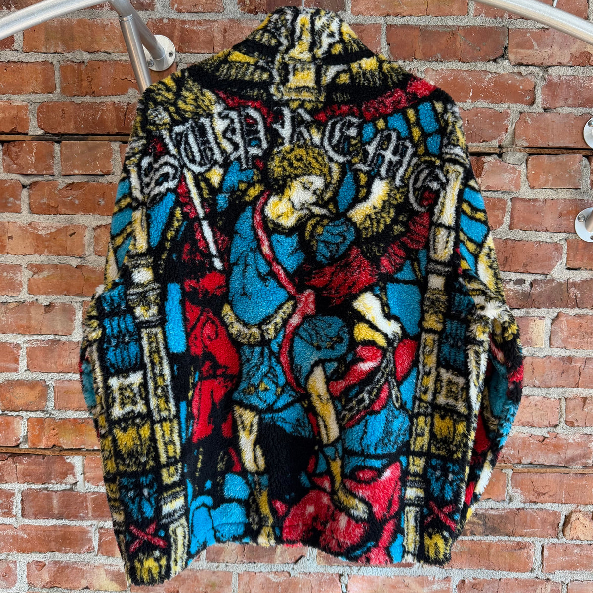 SUPREME SS21 SAINT MICHAEL FLEECE ZIP JACKET ‘MULTI’