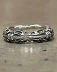 DEAL DESIGN SEAMLESS GATE RING 'SILVER'