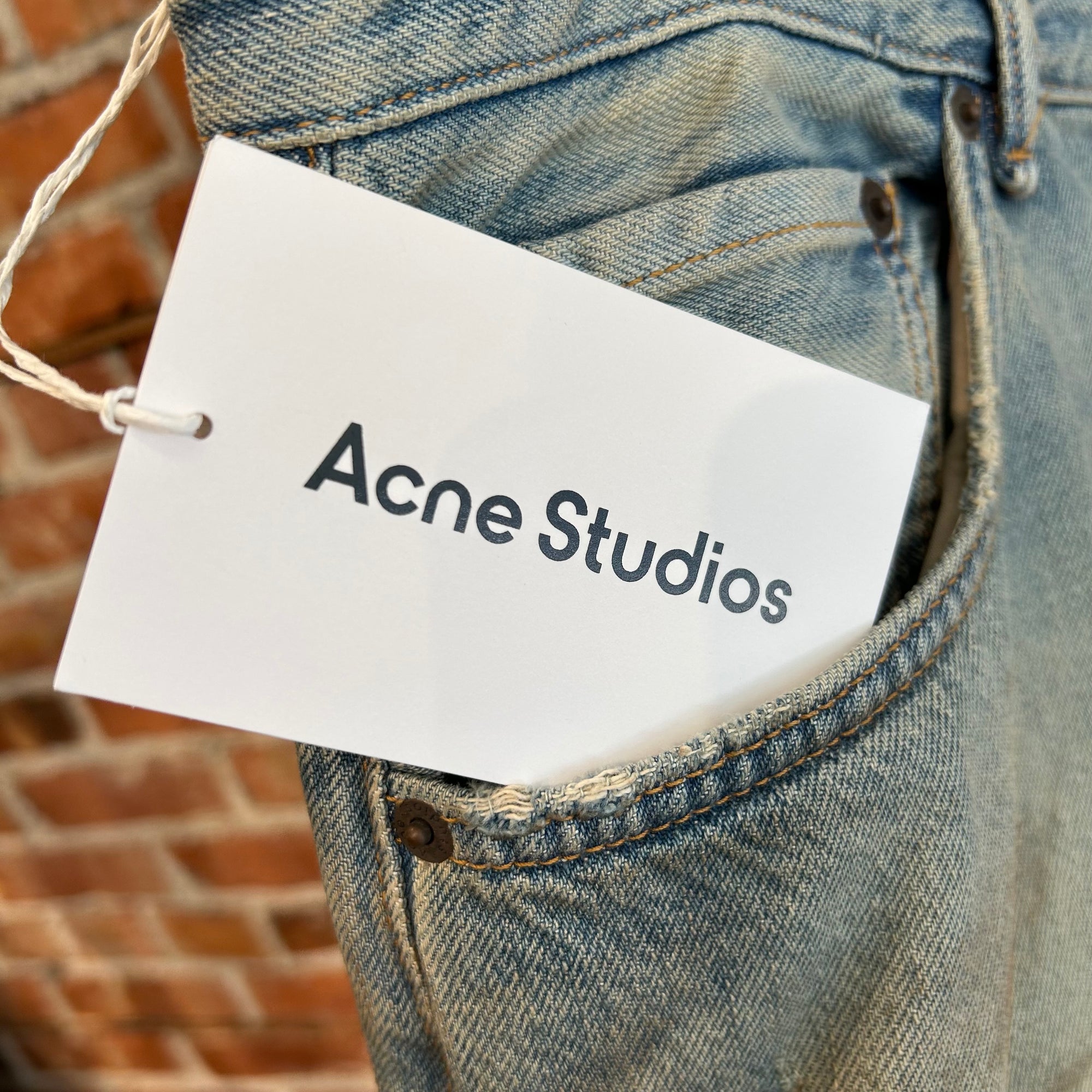 ACNE STUDIOS 2021M PENICILLIN DENIM ‘BLUE/MUD’