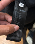 BALENCIAGA FW22 3B SPORTS ICON DENIM JACKET ‘BLACK’
