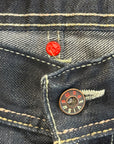 EVISU X PUMA BUCKLE-BACK STRAIGHT DENIM ‘INDIGO/MINT’