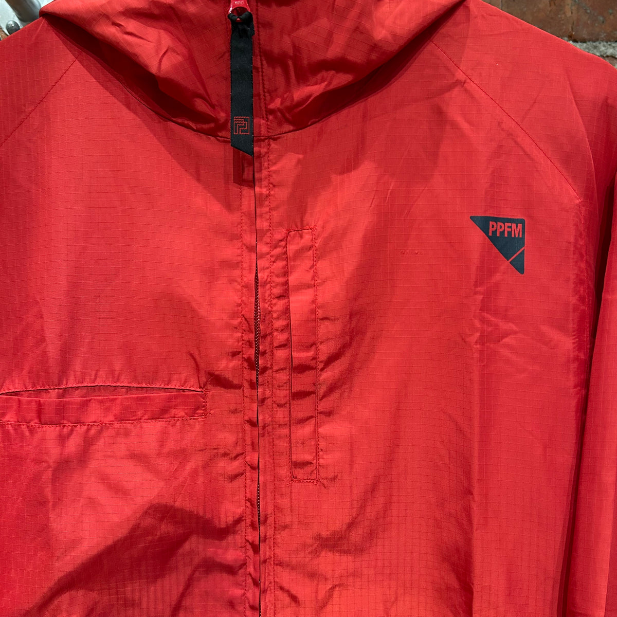 PPFM WINDBREAKER SHELL JACKET ‘RED’