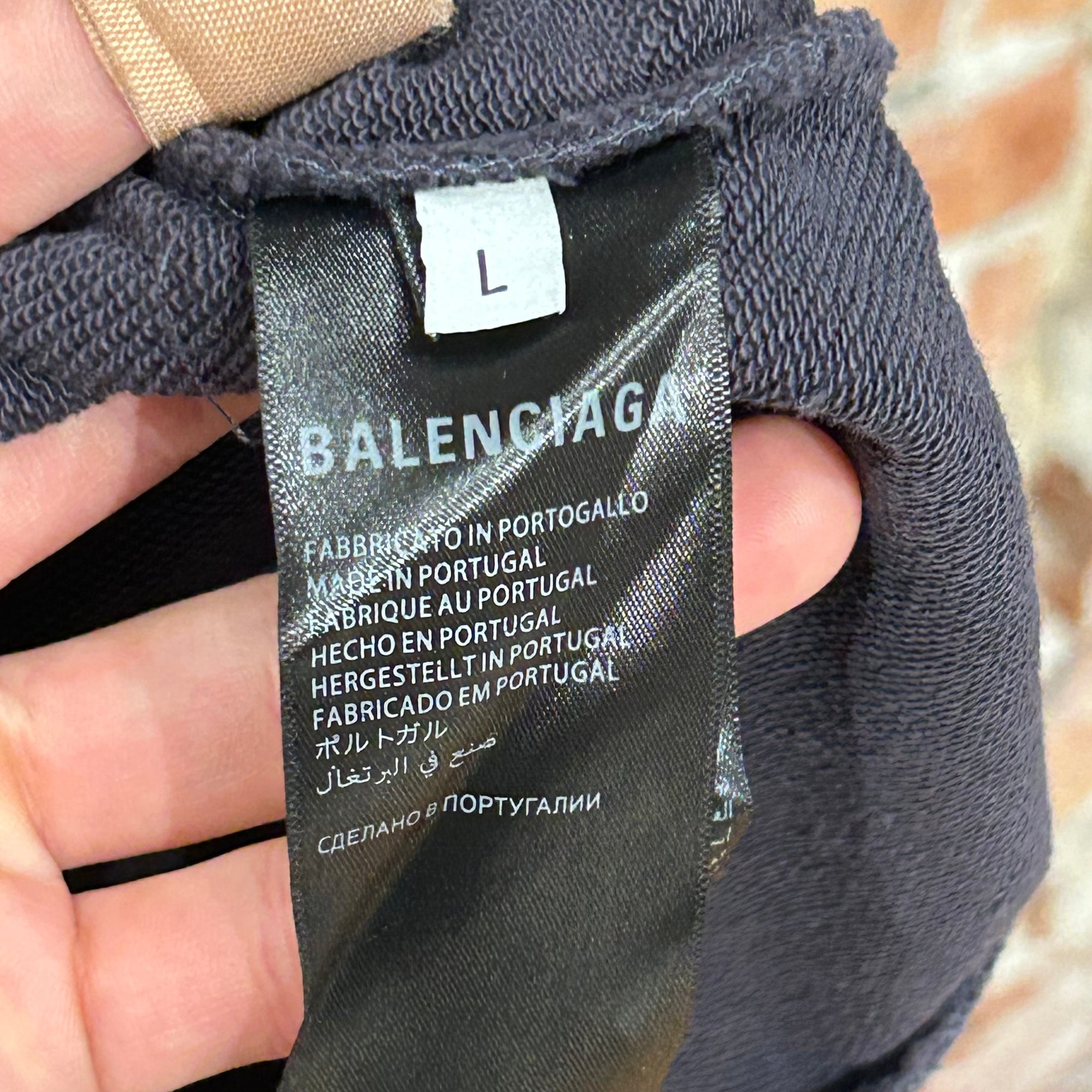 BALENCIAGA X LAMBORGHINI ZIP HOODIE ‘WASHED NAVY’